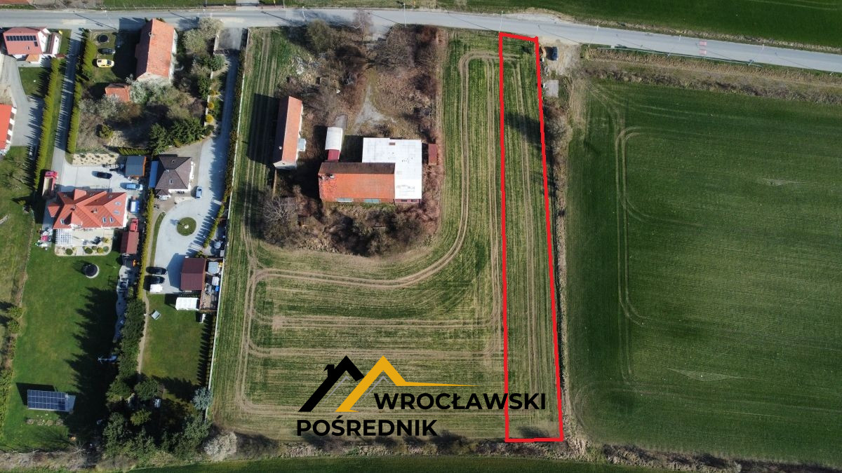 Działka inwestycyjna | 20 min od Wrocławia | 304069