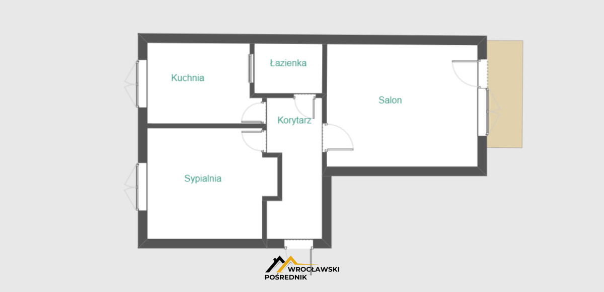 Pierwszy Najem 2 pok balkon Podwale Wrocławski Poś 777188